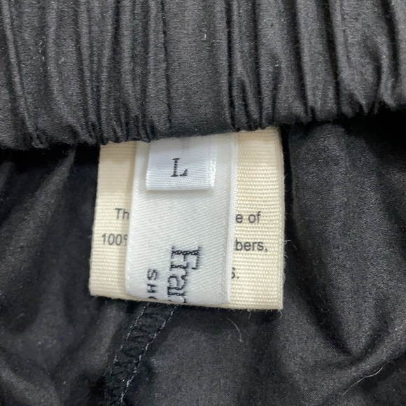 The Frankie Shop Lui Black Cotton Lightweight Shorts - Picture 6 of 9